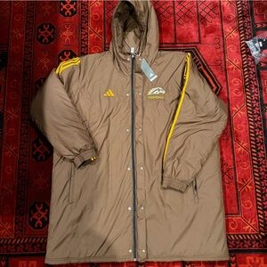 NWT Western Michigan University Broncos TEAM ISSUED sideline parka 3xl